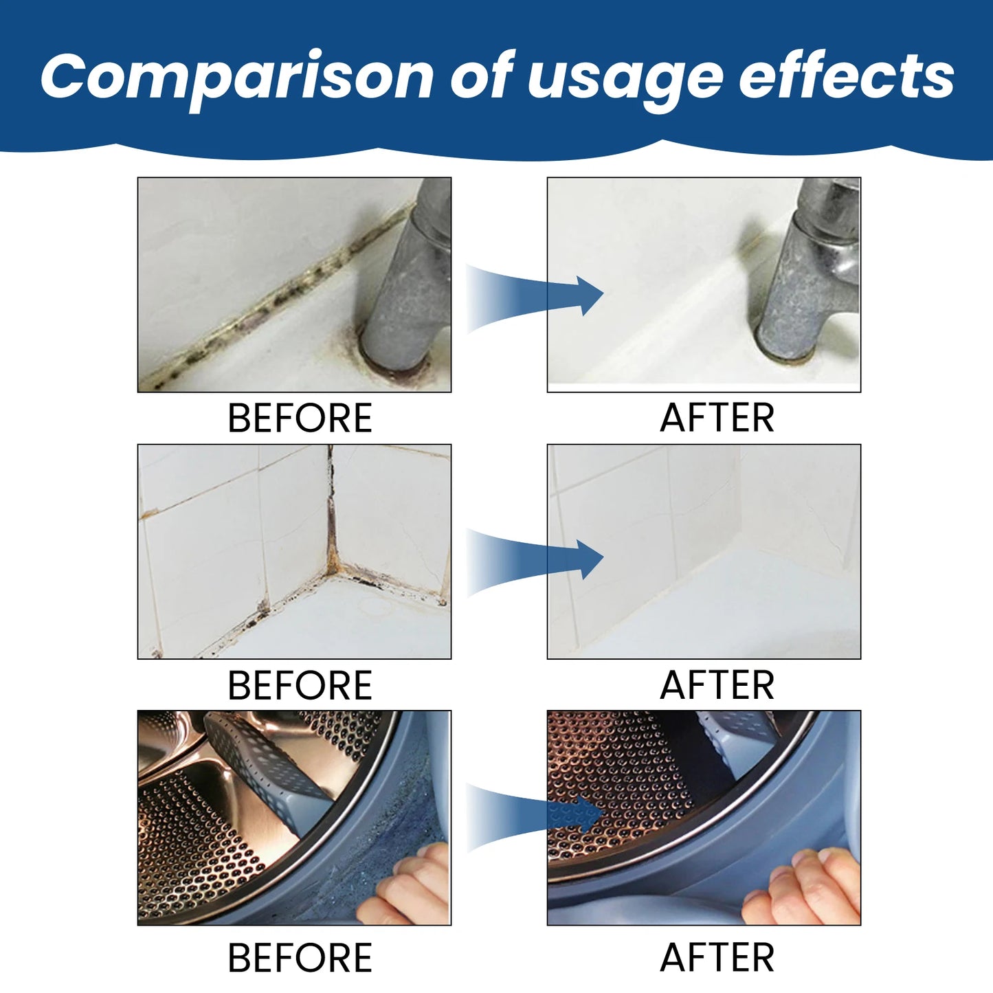 Wall Mold Mildew Remover Cleaning Gel Long Lasting Household Cleaner For Washing Machine Bathroom Tile Gap Spot Supplies