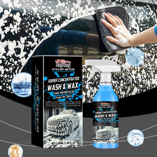 Rayhong 100ml Car Wash Foaming Cleaner Car Paint Care Remove Stain Dirt Polishing Paint Cleaning Motorcycle Auto Washing Liquid