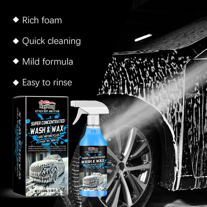 Rayhong 100ml Car Wash Foaming Cleaner Car Paint Care Remove Stain Dirt Polishing Paint Cleaning Motorcycle Auto Washing Liquid