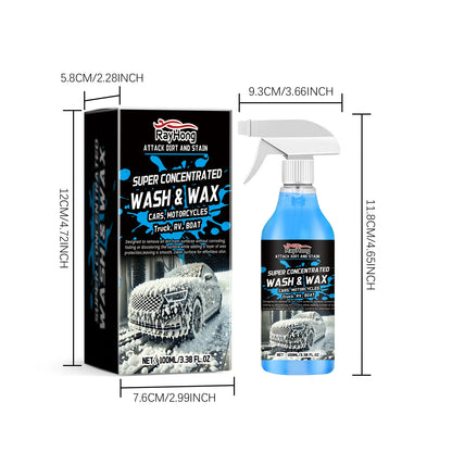 Rayhong 100ml Car Wash Foaming Cleaner Car Paint Care Remove Stain Dirt Polishing Paint Cleaning Motorcycle Auto Washing Liquid