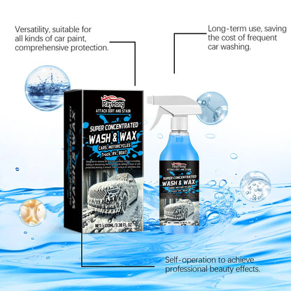 Rayhong 100ml Car Wash Foaming Cleaner Car Paint Care Remove Stain Dirt Polishing Paint Cleaning Motorcycle Auto Washing Liquid