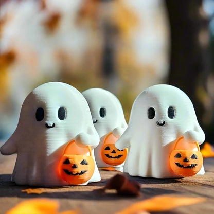 Cute Ghost Statue Small Horror Ghosts Multi Functional Halloween Home Decorations Coffee Table Centerpieces Shelf