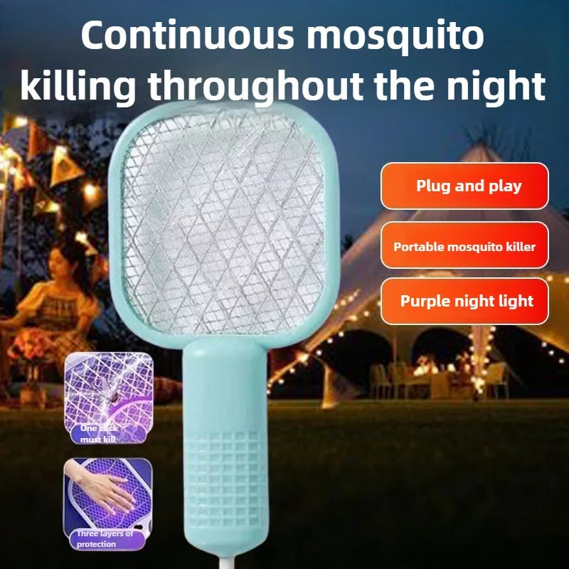 1-8PCS USB 2-in-1 Mosquito Repeller Mosquito Swat Portable Electric Mosquito Light For Outdoor Sports Camping Bedroom Office