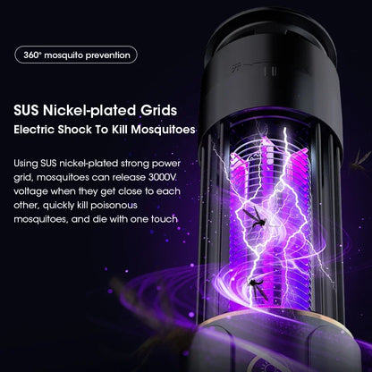 Mosquito Killer Lamp Insect Fly Trap Camping Lantern USB Timing Electric Mosquito Swatter Outdoor Insect Killer Repellent