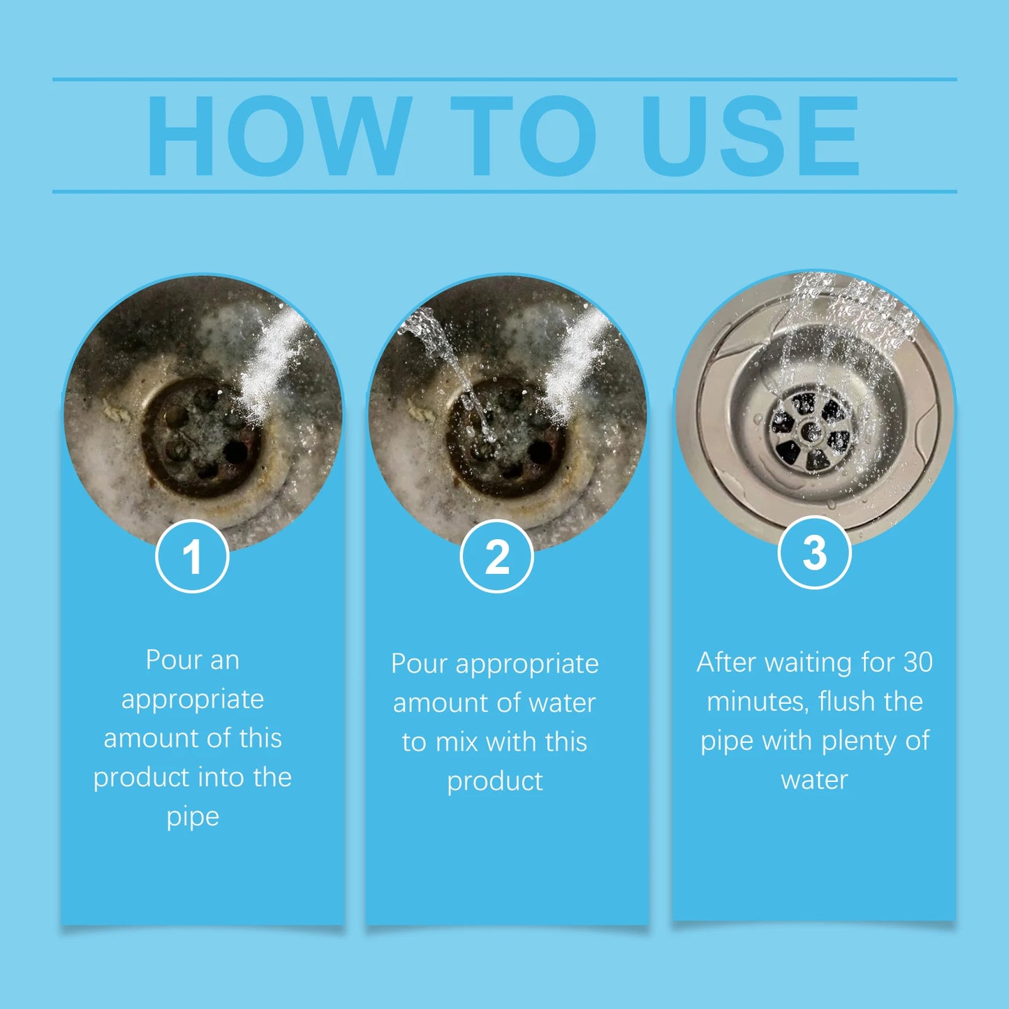 Toilet Cleaning Products Drain Cleaner Bathroom Toilet Cleaner Sink Pipes Kitchen Pipe Opener Drains Sewer Bowl Boom Wash Block