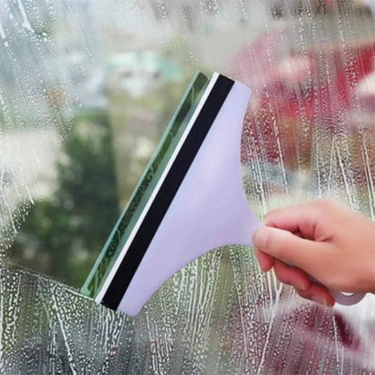 Silicone Cleaner Squeegee Water Blade for Cleaning Bathroom Shower Mirror Glass Kitchen Countertop Sink Car Windows Wiper Scrape