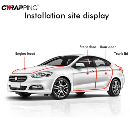 Transparent Car Door Edge Guards Clear Rubber Seal Protector U Shape Edge Trim Car Door Edge Protection For Auto Exterior Parts