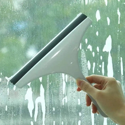 Silicone Cleaner Squeegee Water Blade for Cleaning Bathroom Shower Mirror Glass Kitchen Countertop Sink Car Windows Wiper Scrape