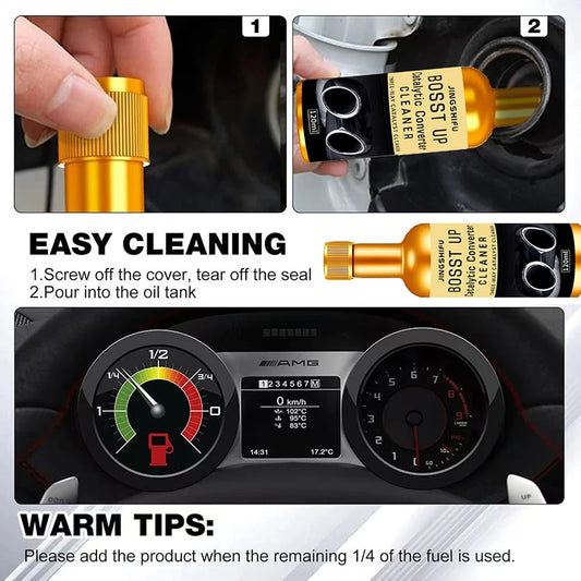 Car Exhaust Pipe Cleaner Carbon Removal Cleaner Engine Interior Non Removable Cleaning Exhaust Gas Carbon Removal Cleaner
