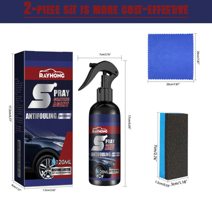 Rayhong Automobile Coating Spray Curing Paint Decontamination, Blackening and Brightening Automobile Coating Nano Coating Spray