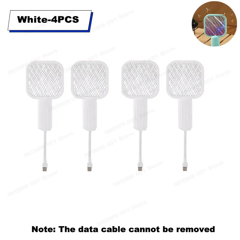 1-8PCS USB 2-in-1 Mosquito Repeller Mosquito Swat Portable Electric Mosquito Light For Outdoor Sports Camping Bedroom Office