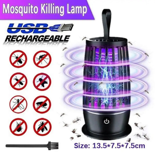Portable Mosquito Killer Lamp Wired/Wireless Electric Fly Trap Bedroom Silent Mosquito Killer Lamp Outdoor Mosquito Repeller