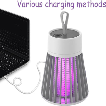 3 IN 1 LED Mosquito Killer Lamp 3000V Electric Bug Zapper Insect Killer USB Rechargeable Fly Swatter Trap Anti Mosquito Flies