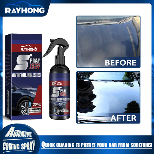 Rayhong Automobile Coating Spray Curing Paint Decontamination, Blackening and Brightening Automobile Coating Nano Coating Spray