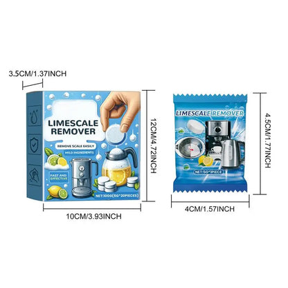 Kettle Limescale Tablets Efficient Water Bottle Cleaning Tablets Efficient & Safe Limescale Remover Tablets Tea Maker And Cup