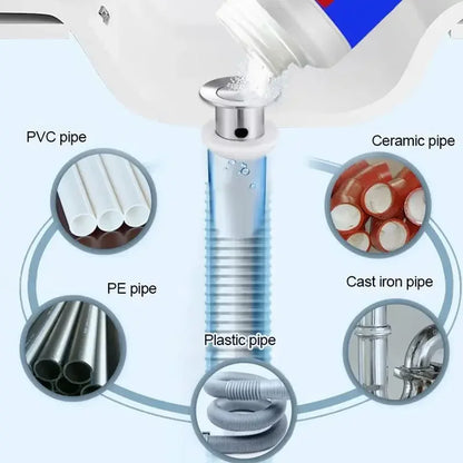 100ML Powerful Pipe Dredging Agent Kitchen Dredge Deodorant Toilet Sink Drain Cleaner Sewer Household Cleaning Tools