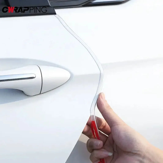 Transparent Car Door Edge Guards Clear Rubber Seal Protector U Shape Edge Trim Car Door Edge Protection For Auto Exterior Parts