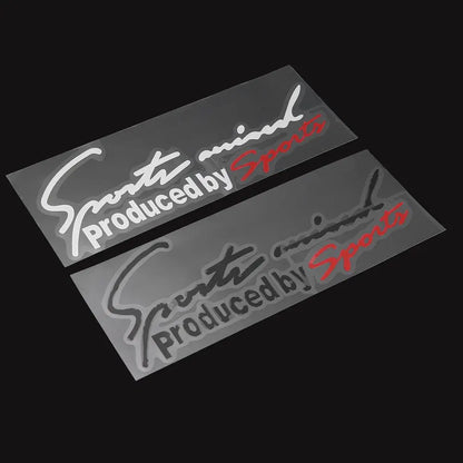 1PC Car Decal Sticker Racing Car Auto Reflective Car Vinyl Nick Cover