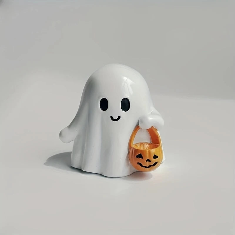 Cute Ghost Statue Small Horror Ghosts Multi Functional Halloween Home Decorations Coffee Table Centerpieces Shelf