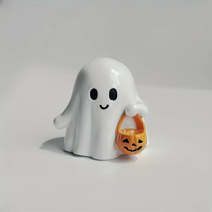 Cute Ghost Statue Small Horror Ghosts Multi Functional Halloween Home Decorations Coffee Table Centerpieces Shelf