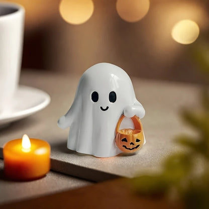Cute Ghost Statue Small Horror Ghosts Multi Functional Halloween Home Decorations Coffee Table Centerpieces Shelf