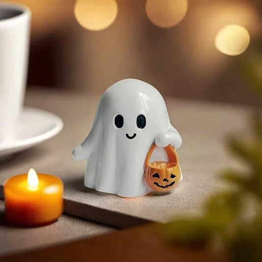 Cute Ghost Statue Small Horror Ghosts Multi Functional Halloween Home Decorations Coffee Table Centerpieces Shelf