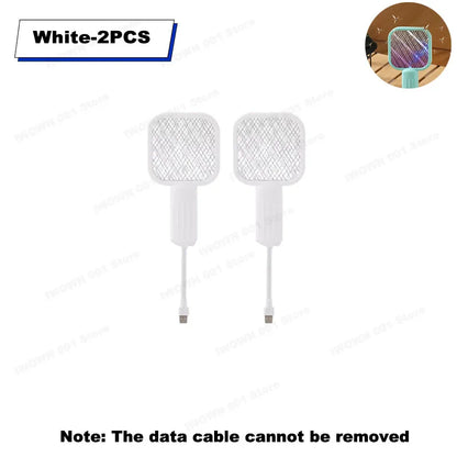 1-8PCS USB 2-in-1 Mosquito Repeller Mosquito Swat Portable Electric Mosquito Light For Outdoor Sports Camping Bedroom Office