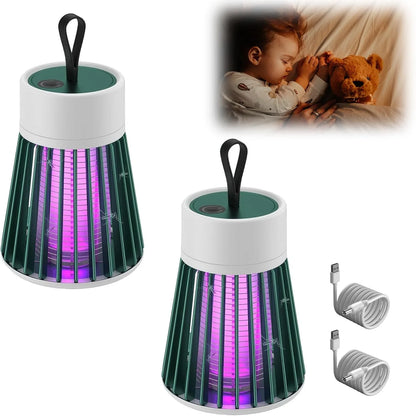 3 IN 1 LED Mosquito Killer Lamp 3000V Electric Bug Zapper Insect Killer USB Rechargeable Fly Swatter Trap Anti Mosquito Flies