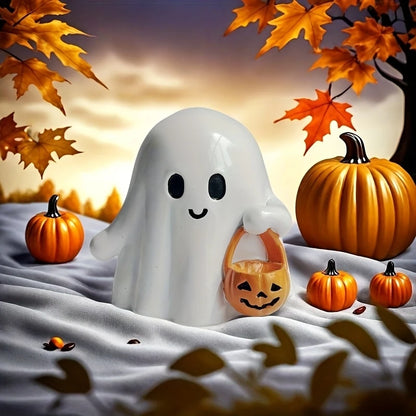Cute Ghost Statue Small Horror Ghosts Multi Functional Halloween Home Decorations Coffee Table Centerpieces Shelf