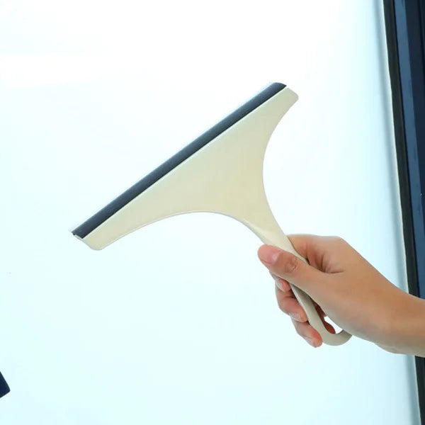 Silicone Cleaner Squeegee Water Blade for Cleaning Bathroom Shower Mirror Glass Kitchen Countertop Sink Car Windows Wiper Scrape