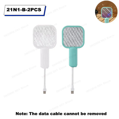 1-8PCS USB 2-in-1 Mosquito Repeller Mosquito Swat Portable Electric Mosquito Light For Outdoor Sports Camping Bedroom Office