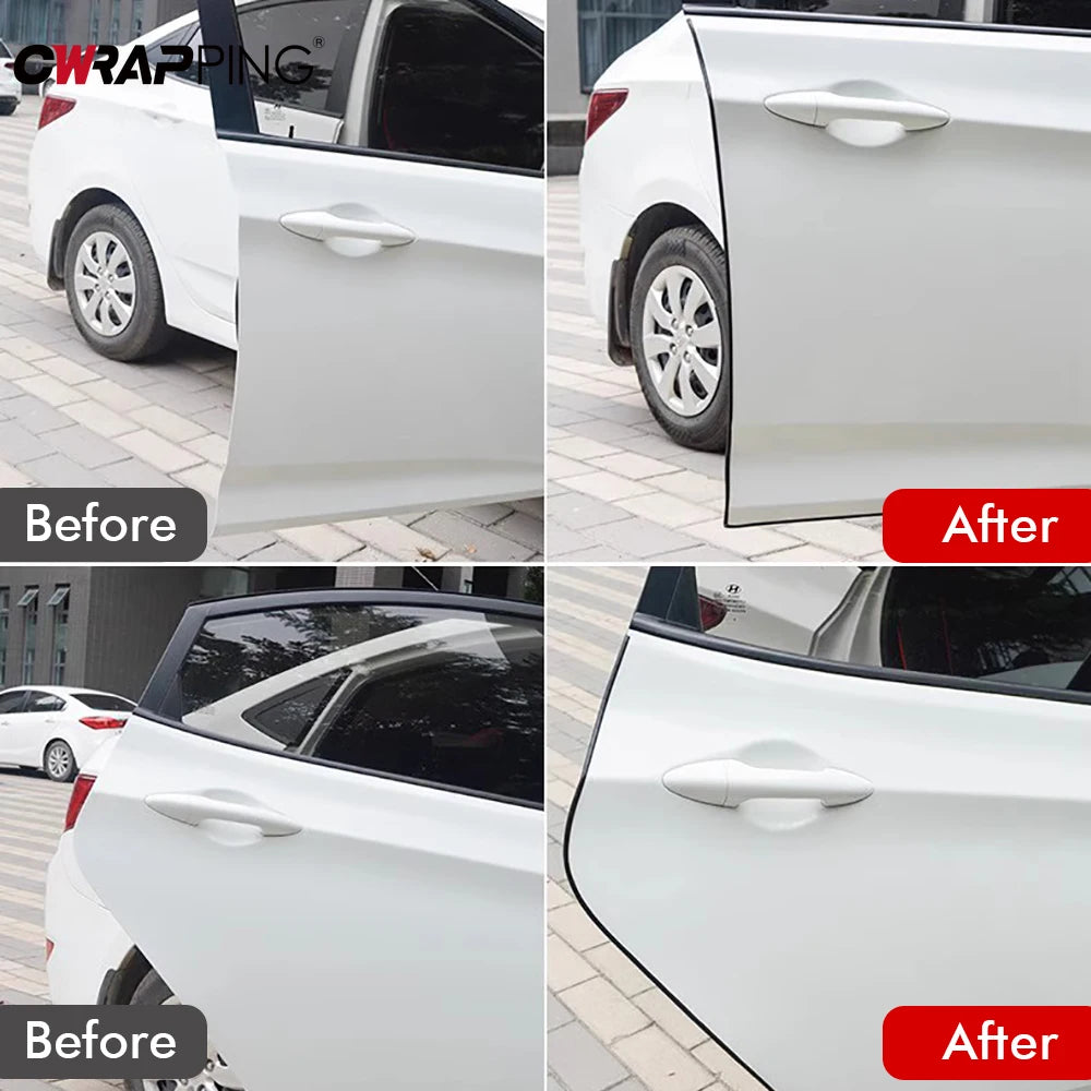 Transparent Car Door Edge Guards Clear Rubber Seal Protector U Shape Edge Trim Car Door Edge Protection For Auto Exterior Parts